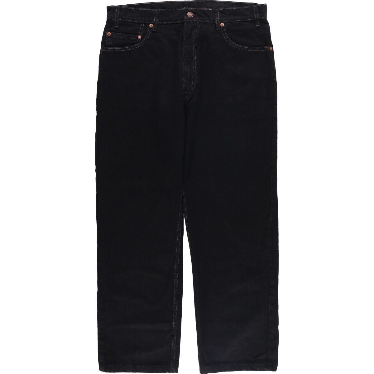 古着 90年代 リーバイス Levi s 505 REGULAR FIT STRAIGHT LEG ブラックデニム テーパードデニムパンツ メンズw36相当|eaa580737
