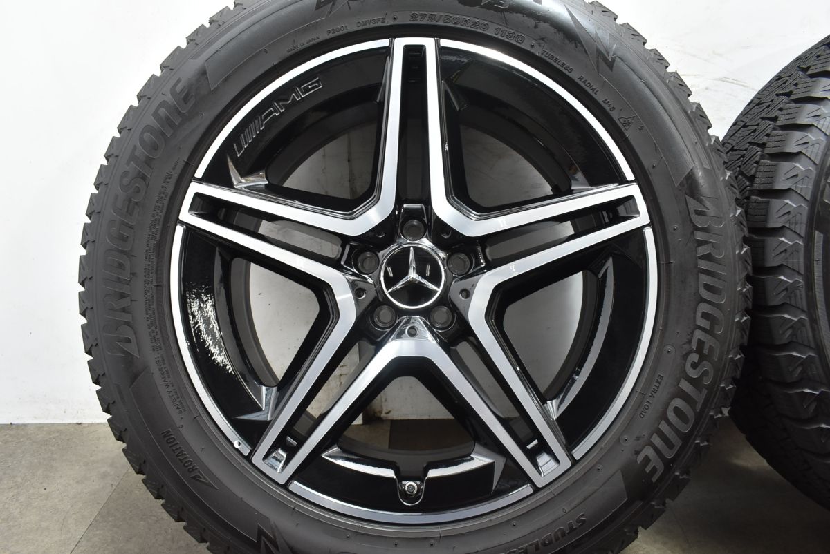 バリ溝 メルセデスベンツ W167 GLEクラス AMG 純正 20in 9J 44 PCD112 ブリザック DM-V3 2 275 50R20 X167 GLS 空気圧センサー FFCRYSTALESIA_COM
