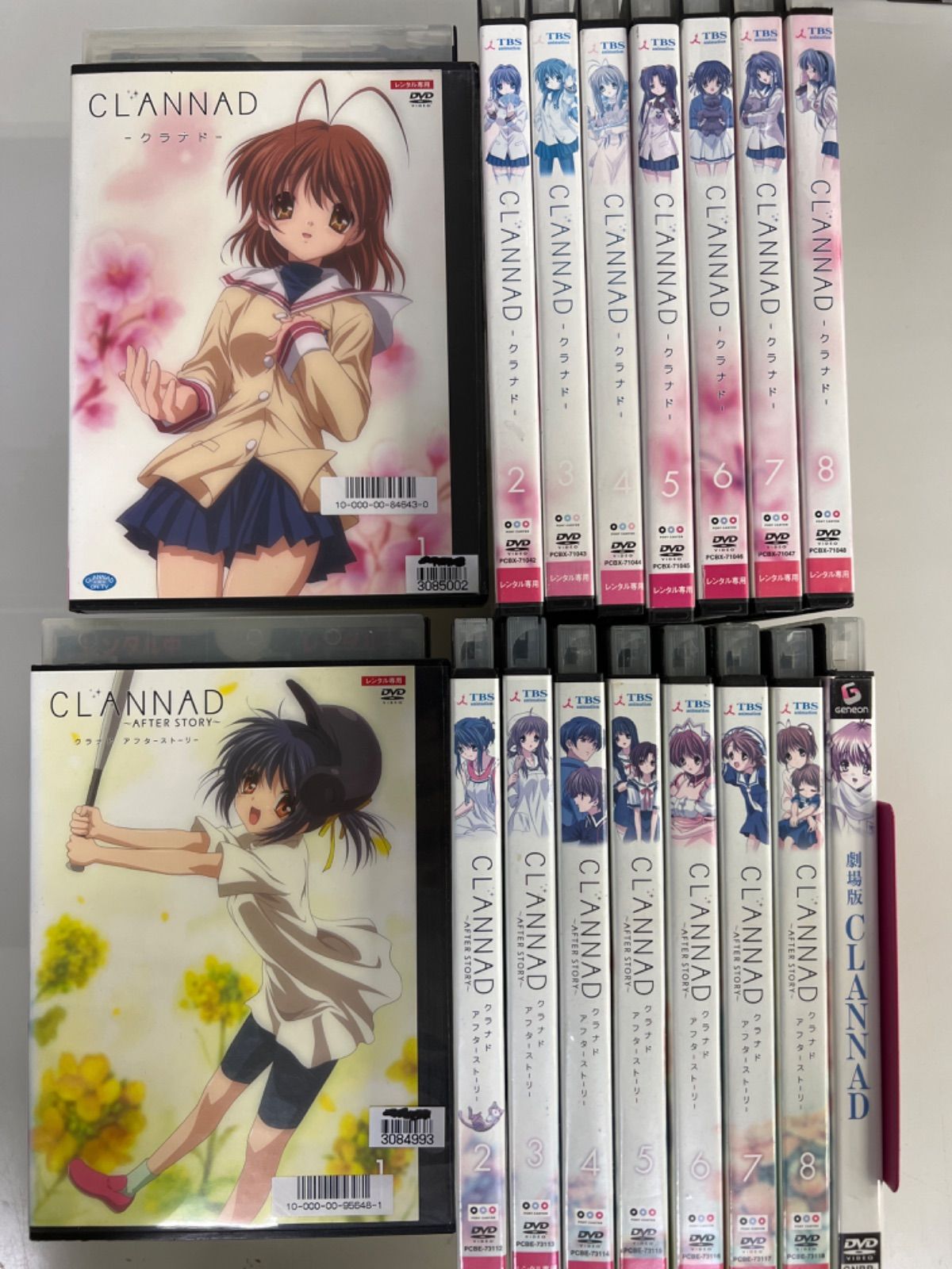 CLANNAD（クラナド）1〜8巻＆アフターストーリー 1〜8巻＆劇場版 B26