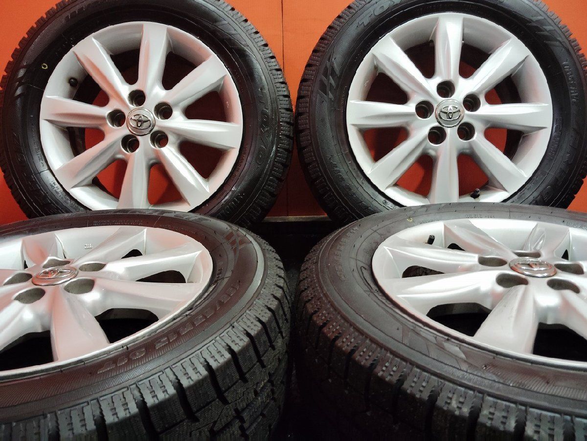 タイヤ バランス済 TY GIZ 195|65R15 スタッドレス トヨタ 20系ウィッシュ純正ホイール 15インチ 6J5HPCD100 45 プリウスにも VTH134
