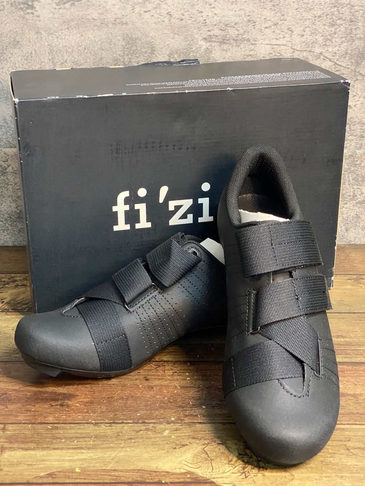 JK053 フィジーク fizik パワーストラップ POWERSTRAP R5 ビンディングシューズ SPD-SL 黒 EU41 ♥