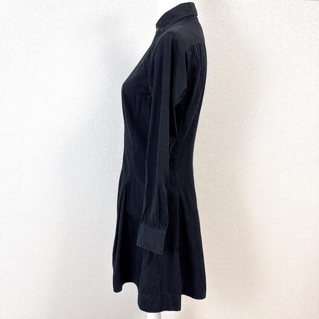 長袖シャツワンピース