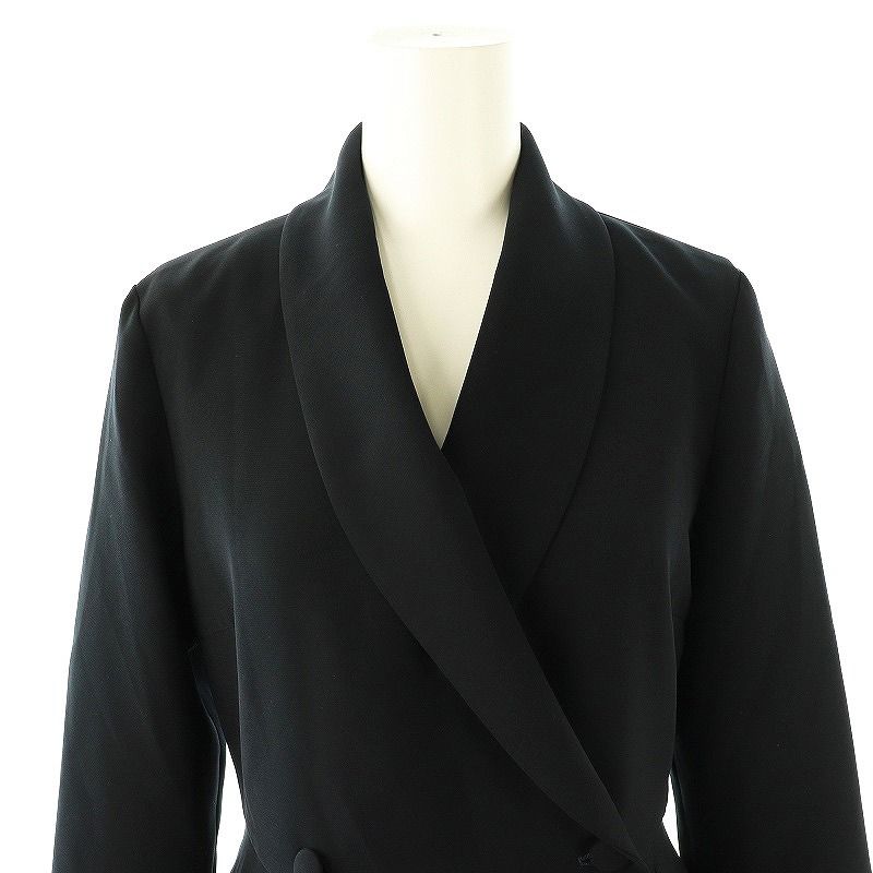 美品 ツルバイマリコオイカワ ロングワンピース パフスリーブ 黒 新品 ツルバイマリコオイカワ Natalia ロングワンピース - メルカリ