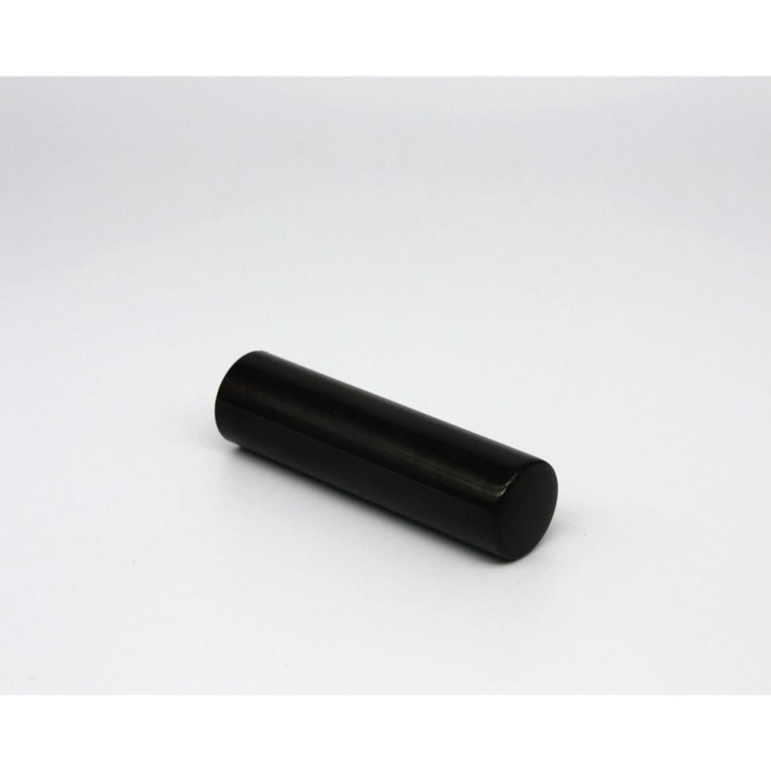 ミラーチタンブラック 個人用 印鑑 銀行印 実印 2本セット アタリ ケースなし 印鑑単品 10.5mm 12mm 13.5mm 15mm 16.5mm 18mm サイズ選べる