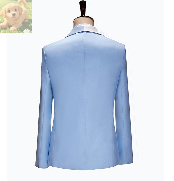 上質 2点セット ブルー デザインスーツセット ステージ衣装メンズ タキシード上着ズボンM L-3XL演奏会舞台 発表会 司会 歌 WWW_KANDAIZUMI_COM