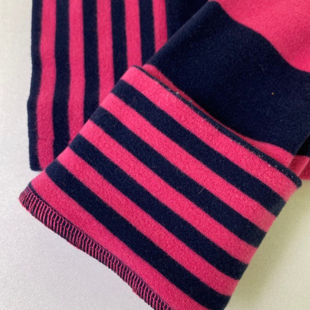 アルチビオ archivio レディース 長袖ハイネックボーダー柄ニット