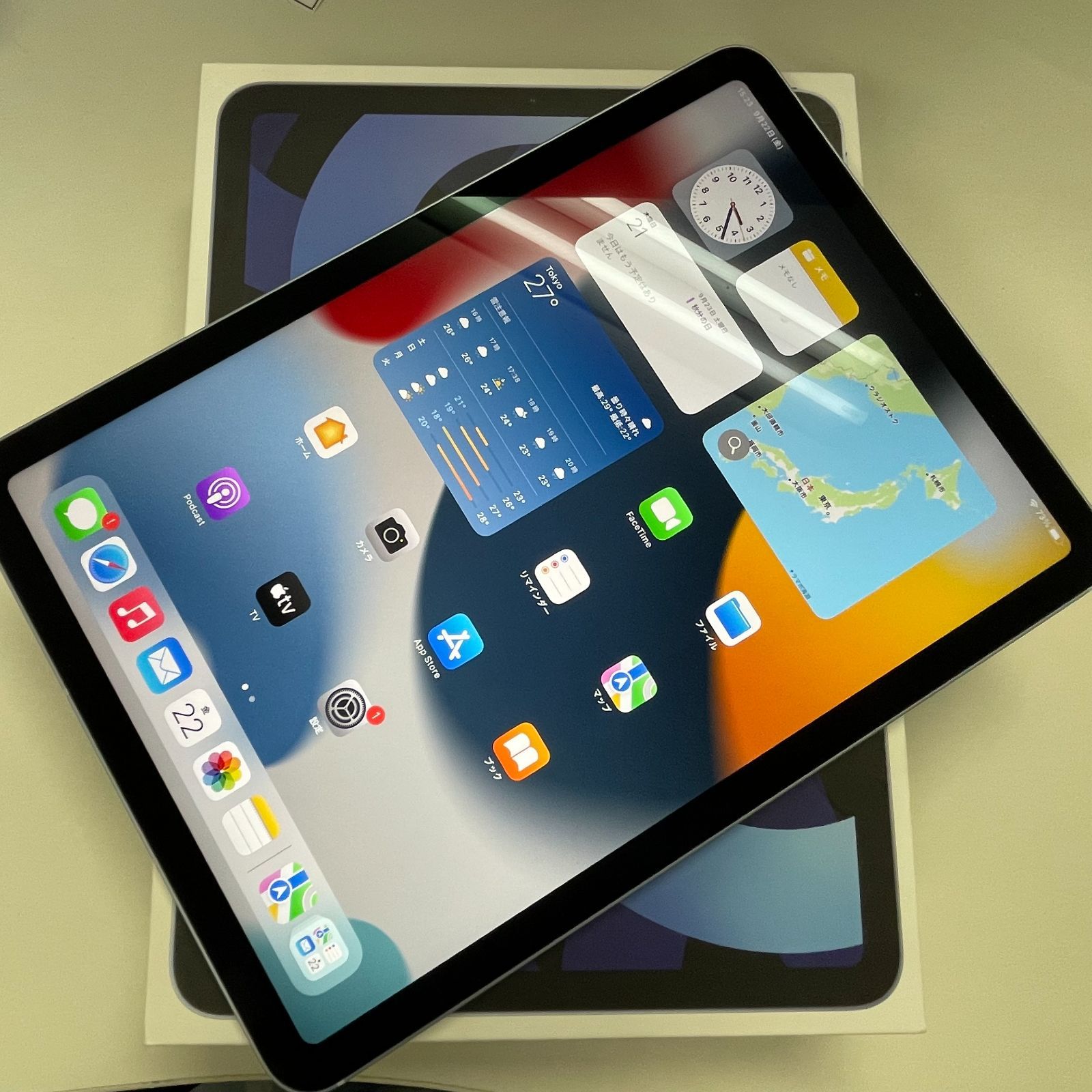 iPadAir 10.9インチ 第4世代[256GB] Wi-Fiモデル スカイブルー… 新