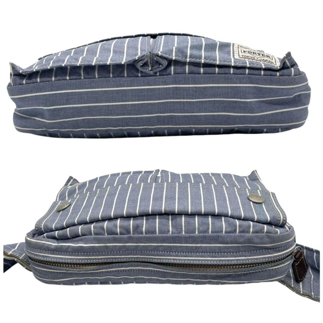 美品　ゲンテン　ボディバッグ　茶　ウエストポーチ　フラップ　レザー　s65 美品 ゲンテン ボディバッグ 茶 ウエストポーチ フラップ レザー s65