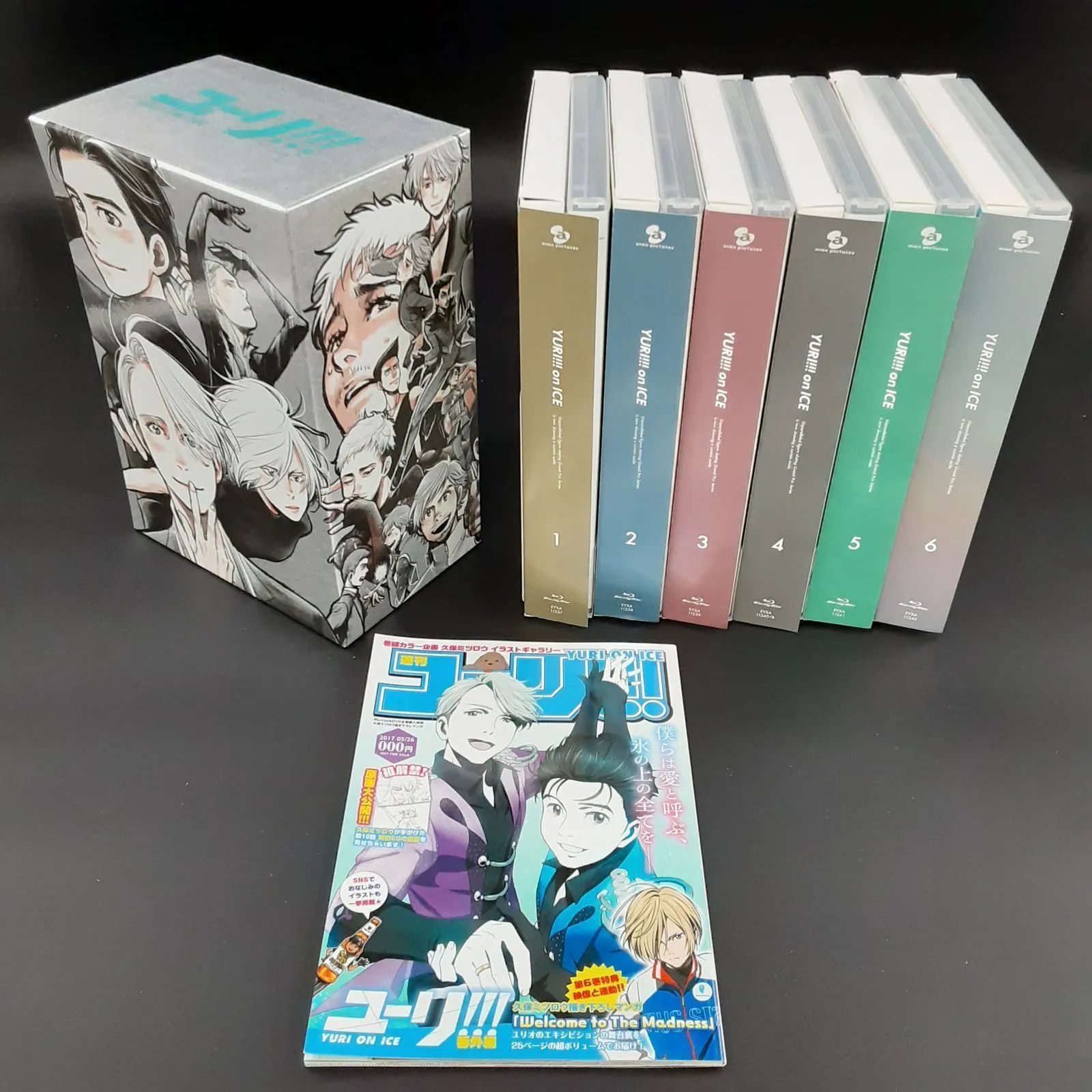 【値下げ】ユーリ!!! on ICE Blu-ray 全巻セット 全６巻 セル Amazon.co.jp | ユーリ!!! on ICE Blu-ray初回全6巻セット 全巻