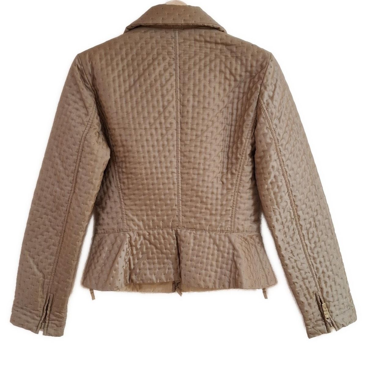 EMPORIOARMANI エンポリオアルマーニ ブルゾン サイズ40 M レディース - ブラウン 長袖 ジップアップ 中綿 春 秋