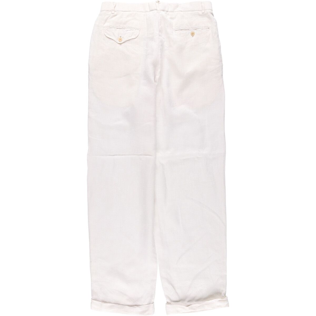 古着 ラルフローレン Ralph Lauren POLO by Ralph Lauren ツータック リネンパンツ スラックス メンズw35相当 eaa584162