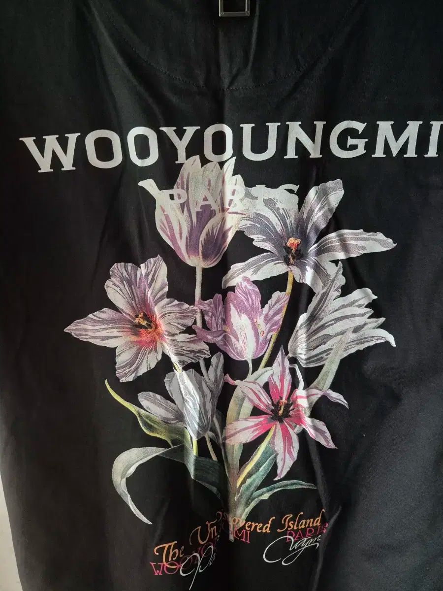 ☆韓国人気☆フェード フラワー Tシャツ/WOOYOUNGMI☆ WOOYOUNGMI(ウーヨンミ) フラワー 半袖Tシャツ 黒 46 - メルカリ