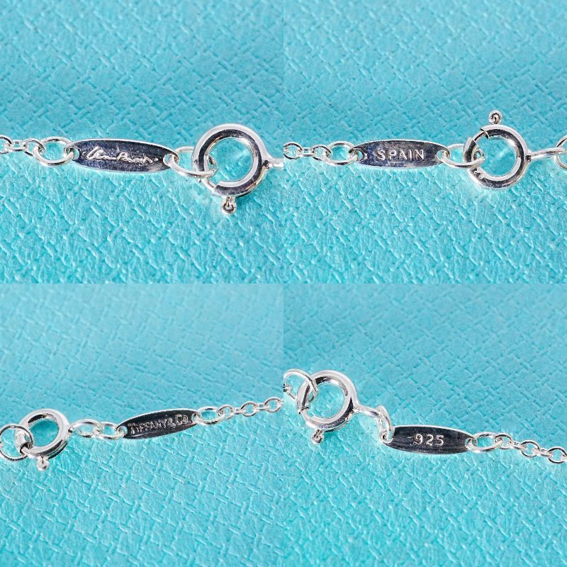 極美品22mm ティファニー ラージオープンハート ネックレス/25-991S