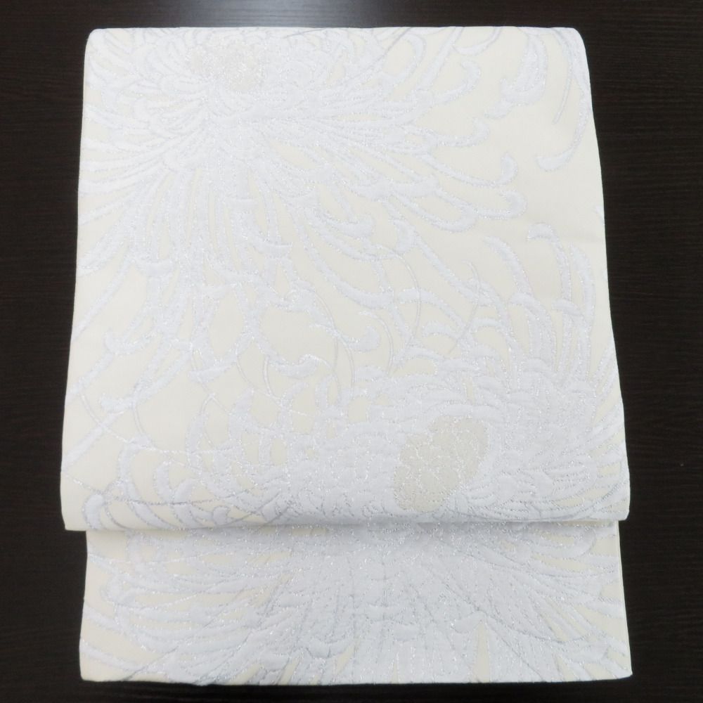 袋帯 美品 逸品 じゅらく 落款 帝王紫 芳しい 丸文 華文 金銀糸