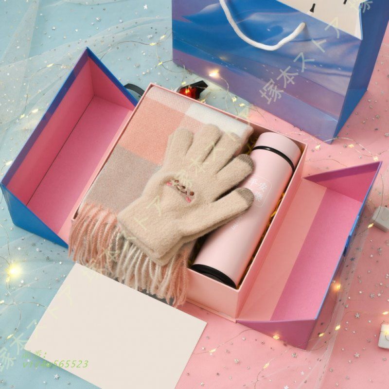 マフラー レディース カシミヤ マフラー3点セット セット販売 手袋 ファッション 厚手 チェック柄 保温 スカーフ 防風 防寒 冬 ショール ストール かわいい vii4w565523