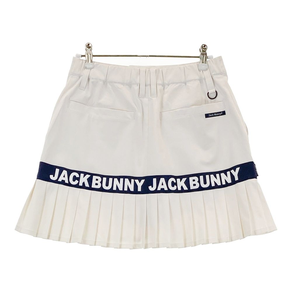 ジャックバニー　白スカート　プリーツ　ゴルフ　サイズ1 ジャックバニー ゴルフ スカート プリーツ ホワイト 白