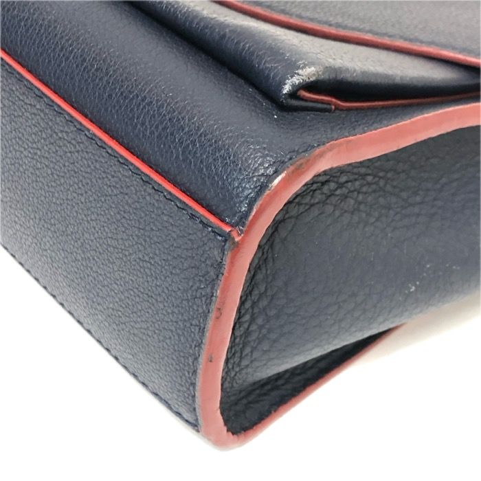 LOUIS VUITTON ルイ・ヴィトン LVロゴツイストロック 2way マイロックミーBB  M53196 ショルダーバッグ グレインカーフレザー マリーヌルージュ レディース 【中古】 LOUIS VUITTON ルイ・ヴィトン LVロゴツイストロック 2way マイロック