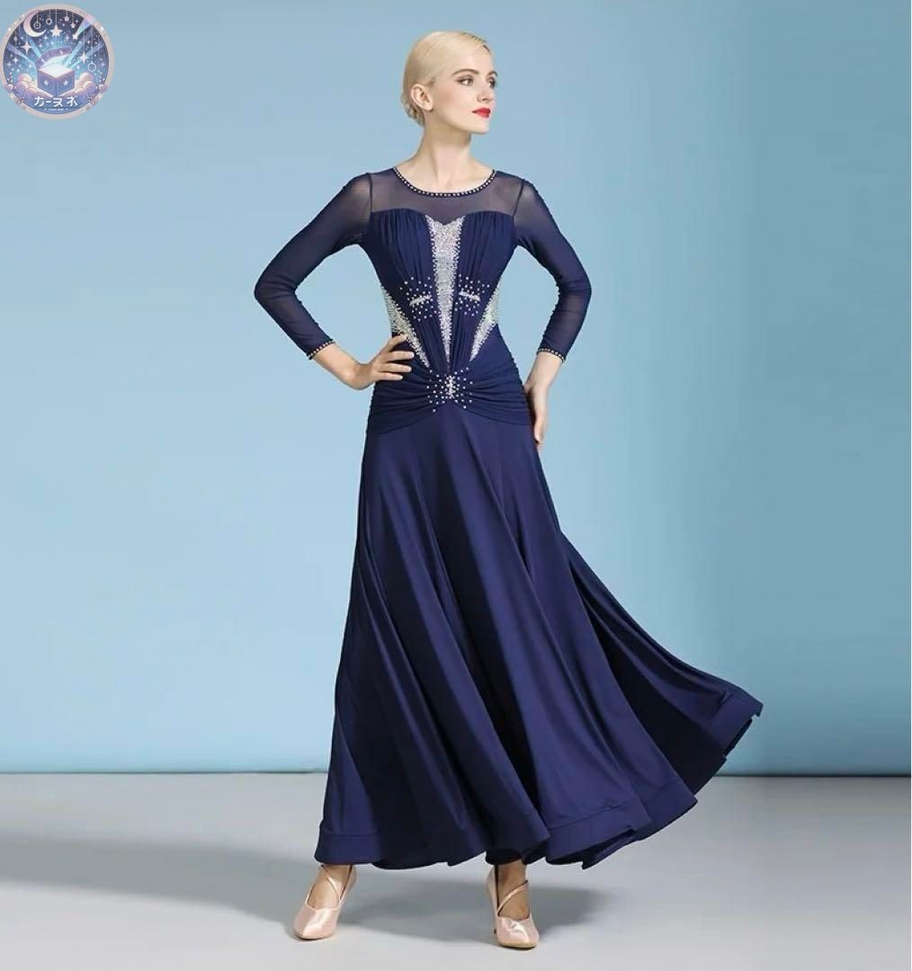 ストーン輝く✨スタンダードワンピース 練習着に最適 新品 未使用 ストーン輝く スタンダードワンピース 練習着に最適