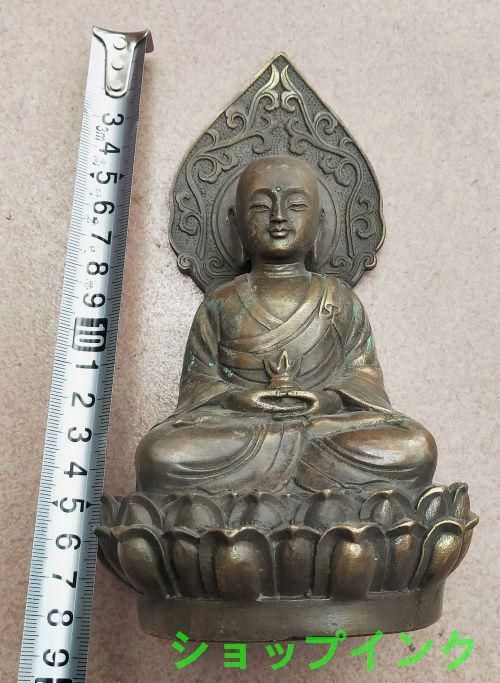 聖観音菩薩像 仏教美術 銅製/ブロンズ 仏像 置物　AB228　1FB6 Amazon｜仏師銘版 聖観音菩薩 21.2cm 蝋型/青銅（ブロンズ）製