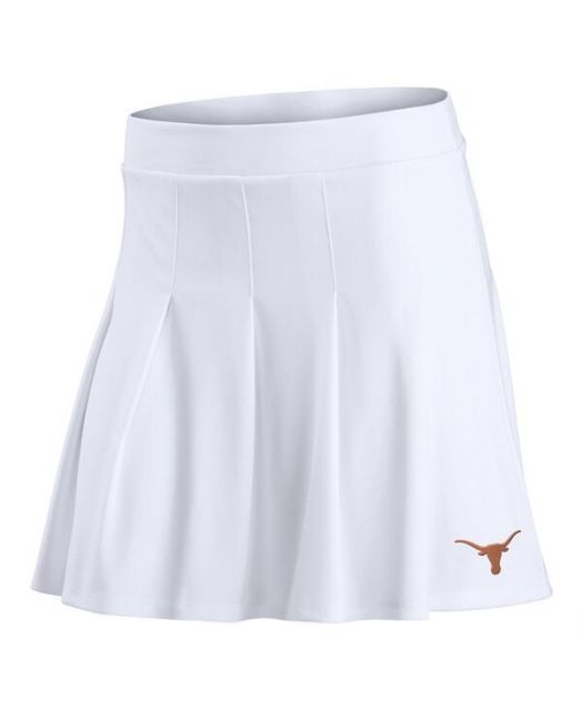 ファナティクス レディース スカート ボトムス Women s White Texas Longhorns Heritage Primary Skirt White