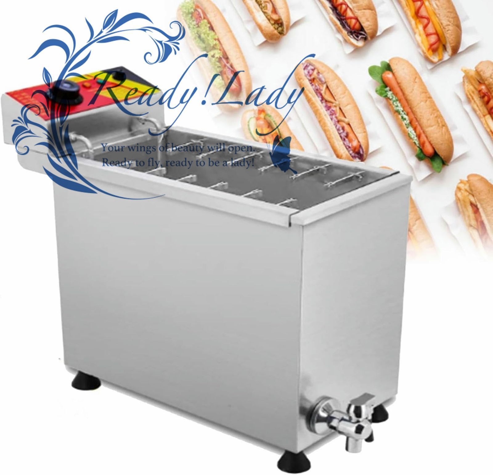 ホットドッグ用のチーズフライヤー チーズ付きホットドッグを作るための商業用電動機 レストラン ショップ 家などの電動フライヤーなど