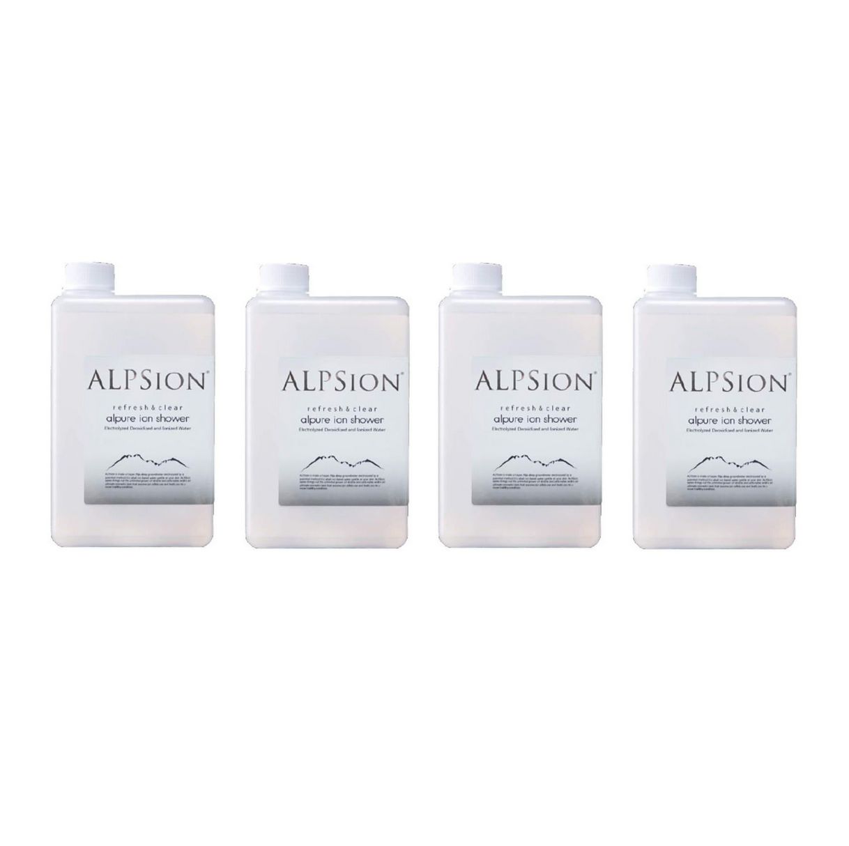 4本セット アルピジョン アルピュア イオンシャワー 1000ml 【洗顔 