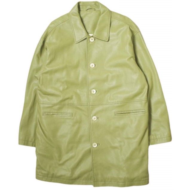 TODAYFUL トゥデイフル Ecoleather Over Jacket エコレザーオーバージャケット 12020102 36 OLIVE  フェイクレザー ハーフコート アウター g14161