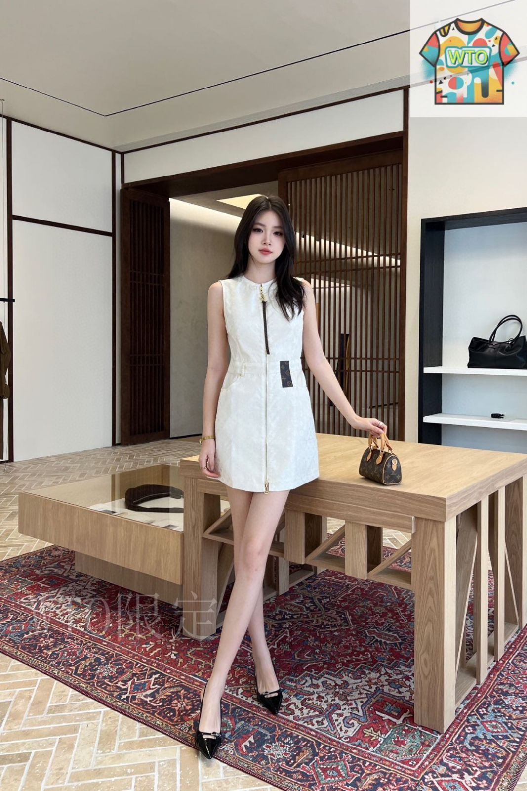 タイムセールLouis Vuitton ベージュ ノースリーブ ワンピース 40 楽天市場】ルイヴィトン LOUIS VUITTON ワンピース ベージュ