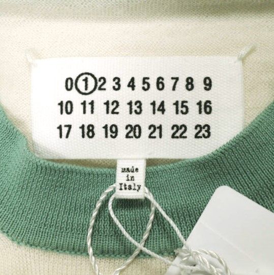 Maison Margiela メタリック グリーン イタリア製　トップス Maison Margiela（メゾン マルジェラ）コットンカラーレスデニム