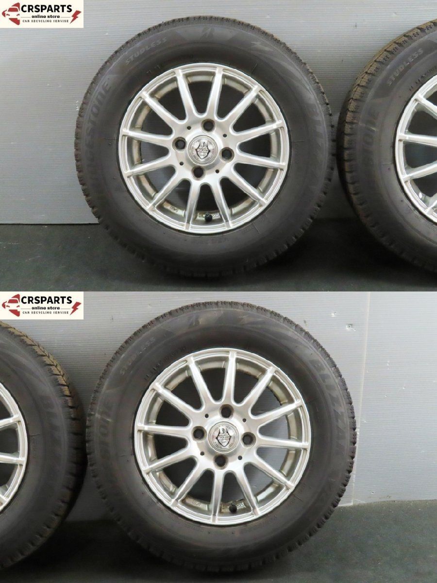 製 145 80R13 ブリヂストン VRX2 スタッドレス タイヤ weds JOKER ホイール 4本セット No T252 FFCRYSTALESIA_COM
