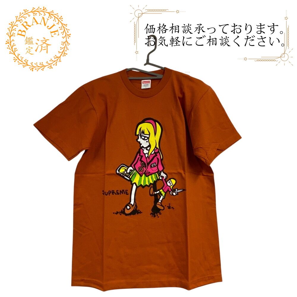 Supreme シュプリーム Suzie Switchblade Tee 半袖Ｔシャツ ブラウン ユニセックス おすすめ 人気
