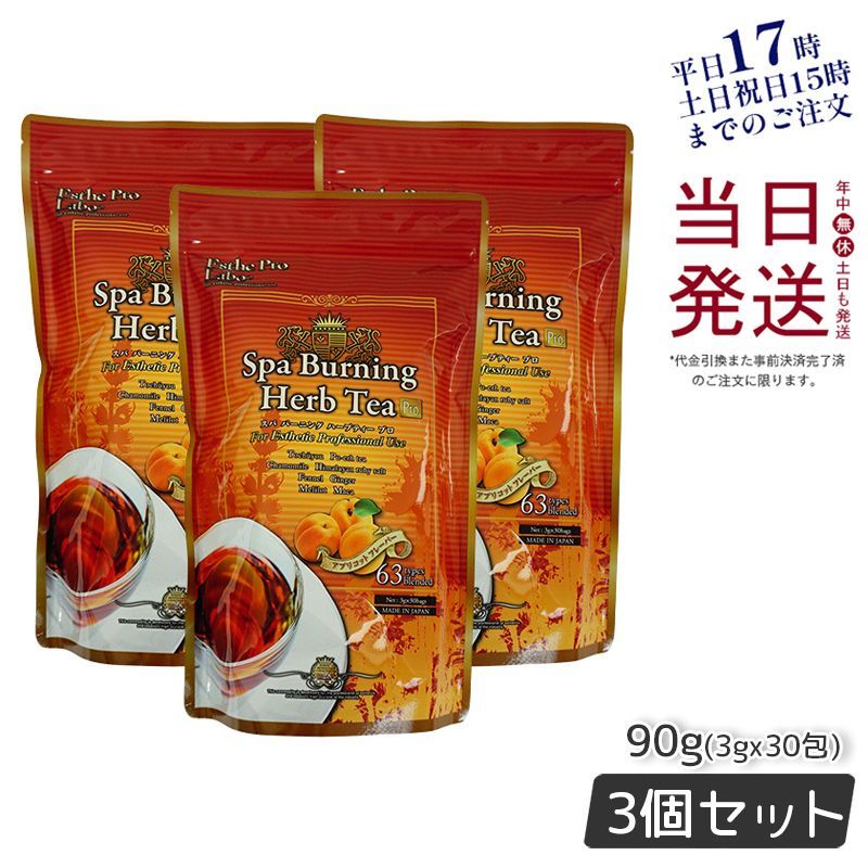 3個セット エステプロラボ スパ バーニング ハーブティー プロ 3g×30 代謝系 ダイエット茶 1116