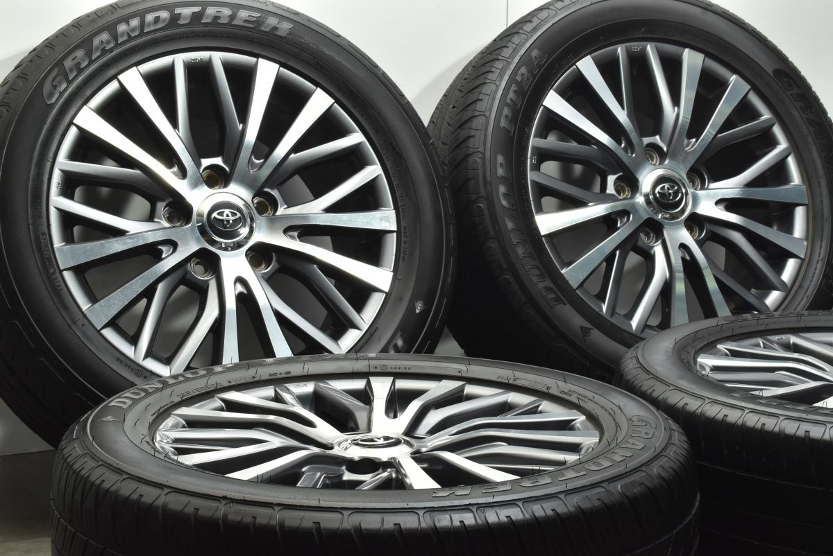 2*4様 ダンロップPT2A285/50R20 ランクル　LX570 GLSGク 良好品】レクサス LX570 純正 20in 8.5J +58 PCD150 ダンロップ グラン