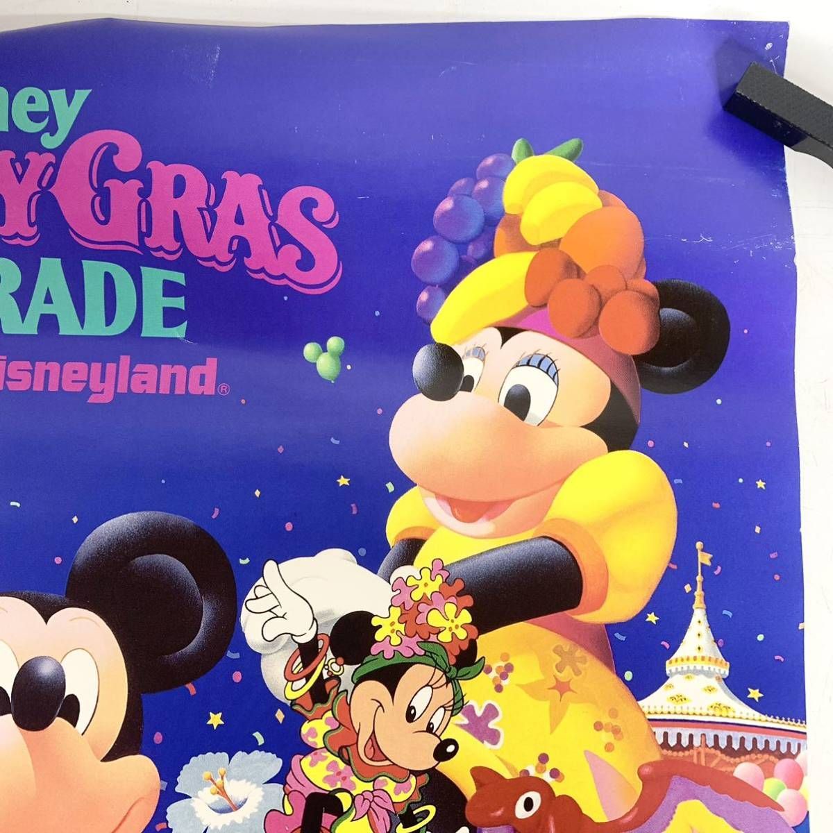 東京ディズニーランド　パーティグラ・パレード　Tokyo Disney Party Gras Parade　ポスター　B2　レトロ　アンティーク　ビンテージ