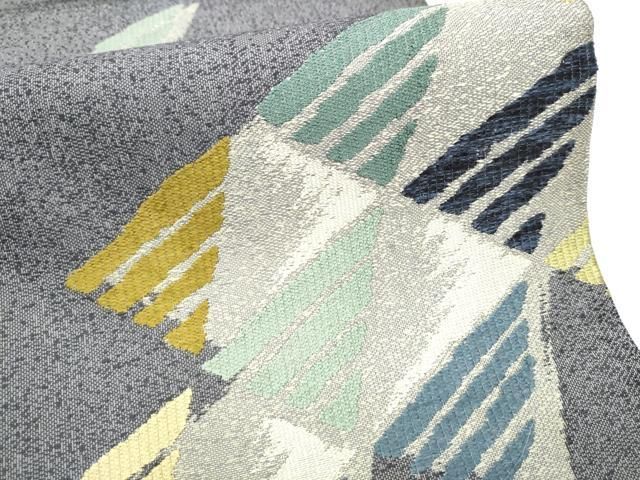 六通柄袋帯 幾何学文