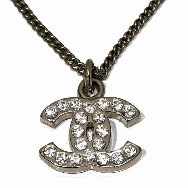 シャネル CHANEL ラインストーン ココマーク ブランド小物 ネックレス レディース