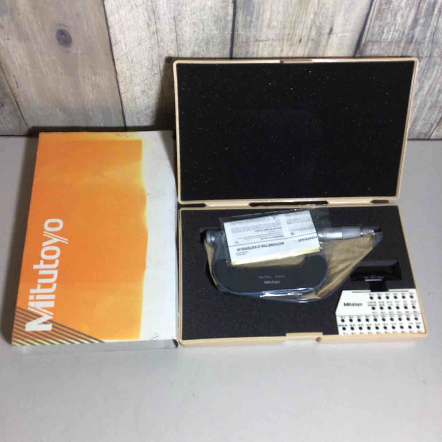 ミツトヨ Mitutoyo 替駒式マイクロメーター 目量0.01mm TMC-75 126-127 測定範囲50～75mm 戸田店