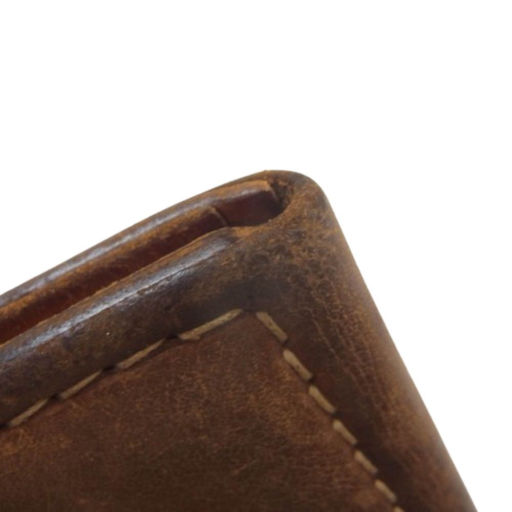 ゴローズ 財布 ブラウン 折り財布 サドルレザー コンチョ ゴローズ goro's 財布 二つ折り フラップ サドルレザー コンチョ