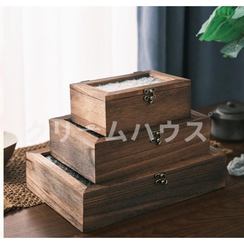 【美品】ジュエリーボックス　小型　木製　置物　インテリア　工芸品　A1747 ウッドボックス 木製 小物入れ 木箱 アクセサリーケース