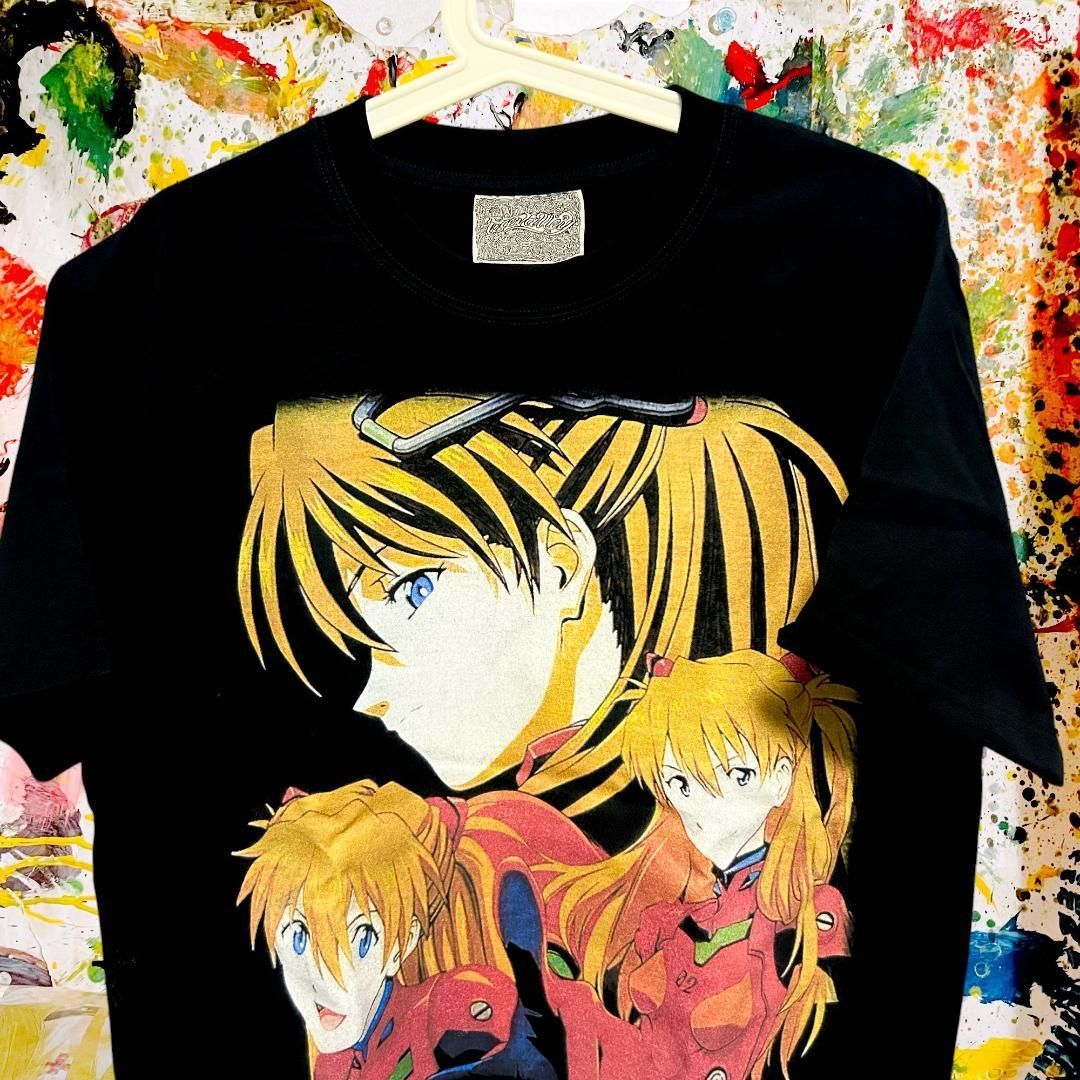 90s NEON GENESIS EVANGELION アスカ&綾波 Tシャツ