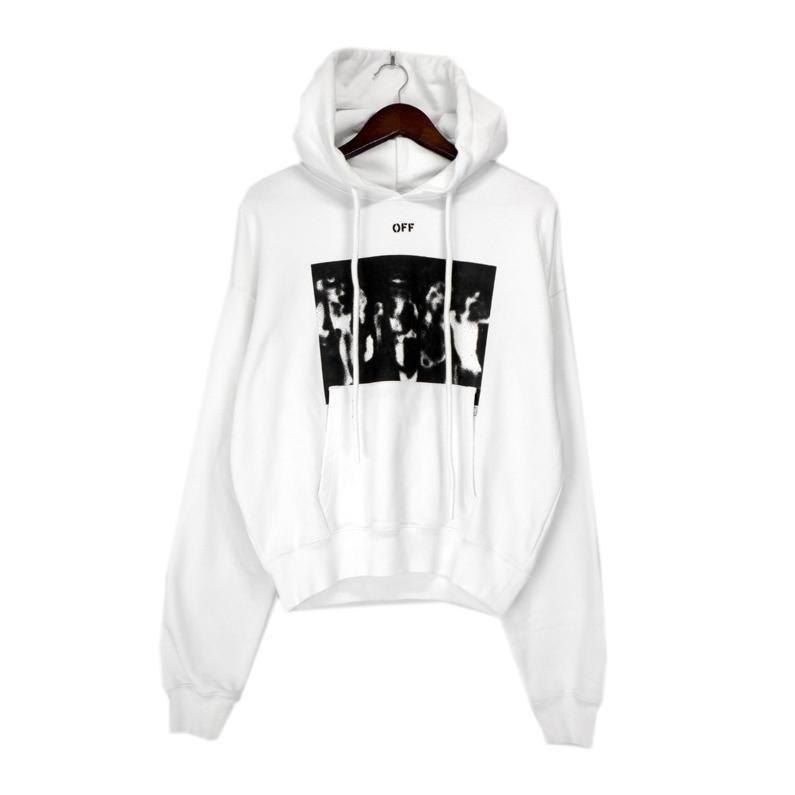 OFF-WHITE オフホワイト パーカー スプレーペイント オフホワイト パーカー メンズ 正規品 OFF-WHITE プルオーバー