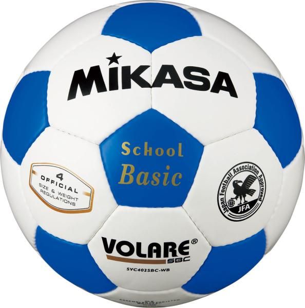 【新品・5営業日で発送】ミカサ サッカー_4ゴウ_ケンテイキュウ_シロ／クロ (SVC402SBC) 色 : シロ／アオ 
