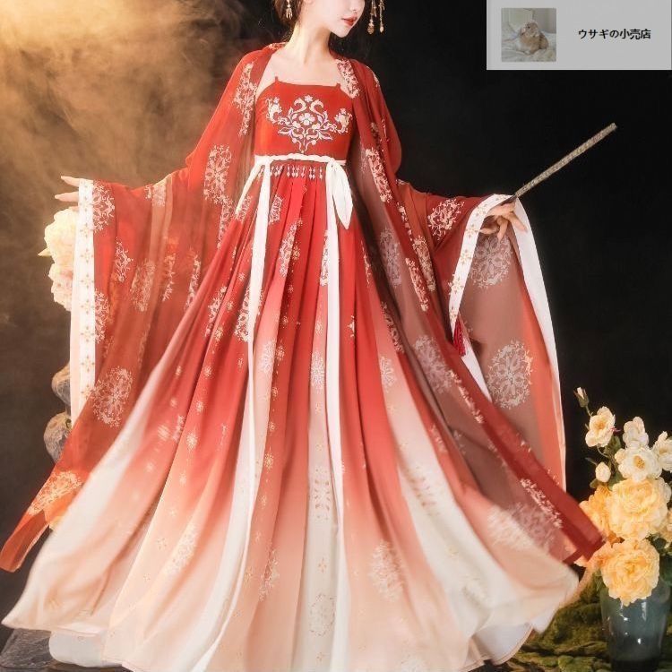 HF-104 豪華刺繍 漢服 かんふく 古風衣装 レトロ風 中華ロリータ