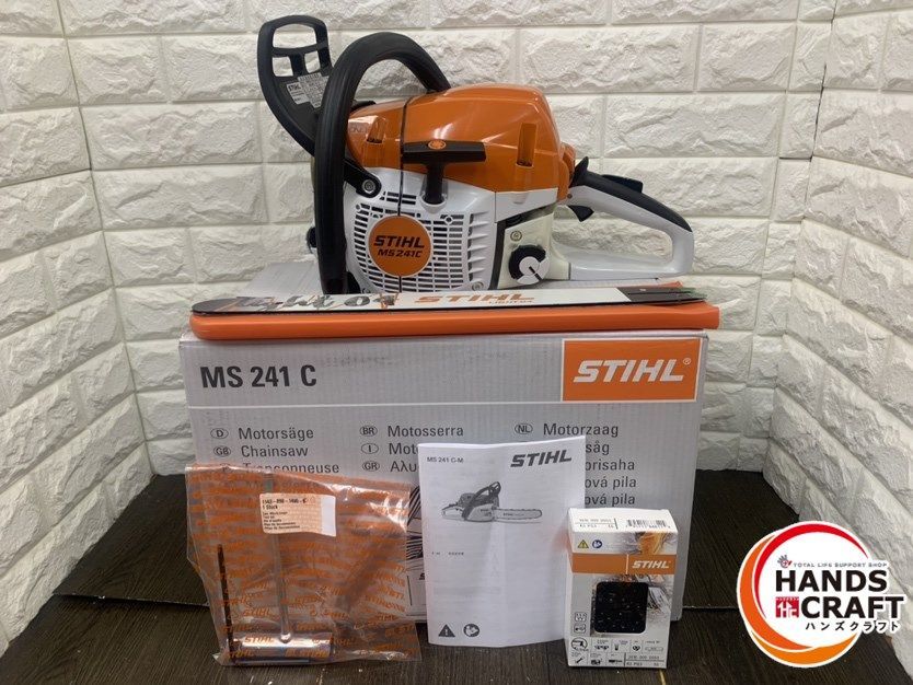 ▽【中古品】STIHL スチール MS241C-M エンジンチェンソー ガイドバー40cm 2024年1月製  （始動のみ使用の為ほぼ未使用品）極美品（2） - メルカリ