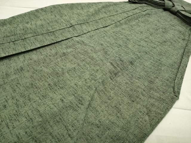 平和屋着物 男性 紬地 馬乗り袴 霞文 正絹 gh