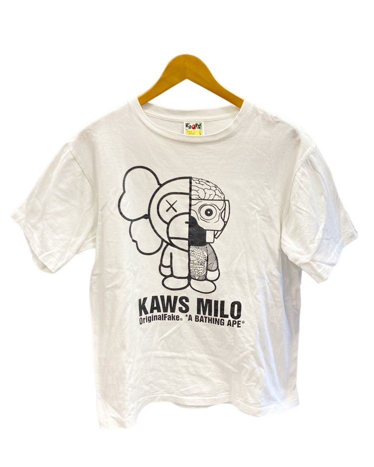 ア ベイシング エイプ A BATHING APE × OriginalFake KAWS カウズ milo 