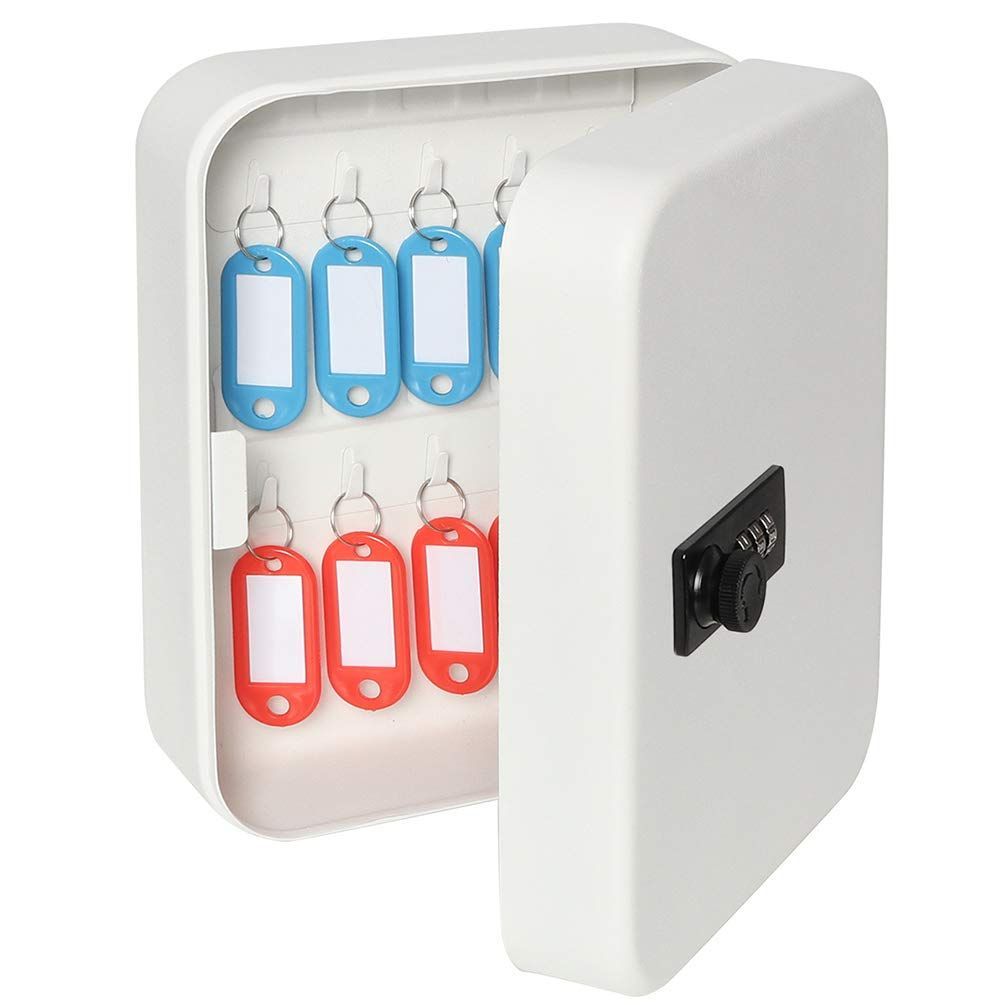 在庫セール キーボック 鍵収納 手提金庫 コンパクト 壁掛け Jssmst ジェスマット ダイヤル式 鍵－20個 ダイヤル