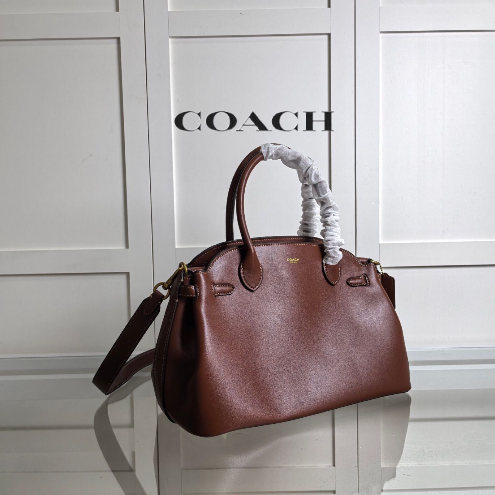 Coach 新品 CU218 エンパイア キャリーオール ハンドバッグ