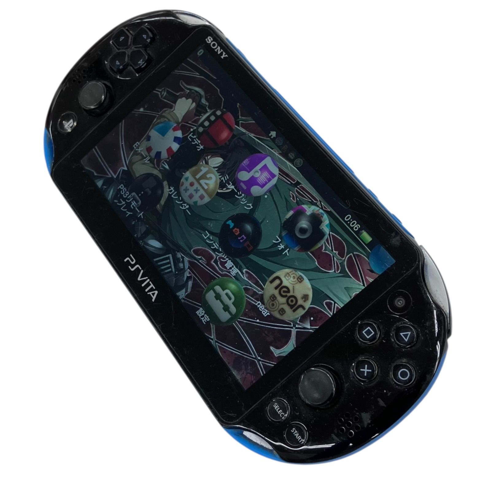 186000 ジャンク品 SONY PSVita PCH-2000 ブルー/ブラック