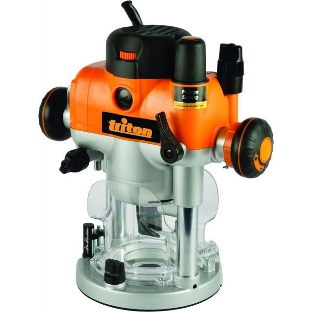 TRITON トライトン デュアルプランジルーター TRA001 木工切削 トリミング 電子制御モーター搭載 集塵ポート付き